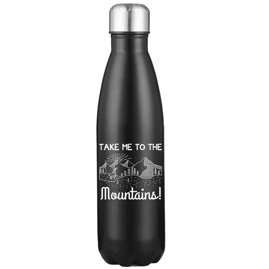 Hiking Take Me To The Mountains Stainless Steel Water Bottle Kids water bottles  Kids water bottles